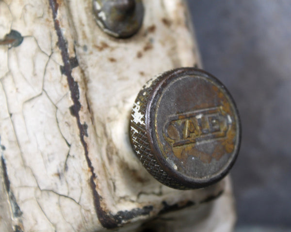 Vintage Yale Door Latch | Antique Door Hardware | Mechanism Frozen | Rustic Industrial