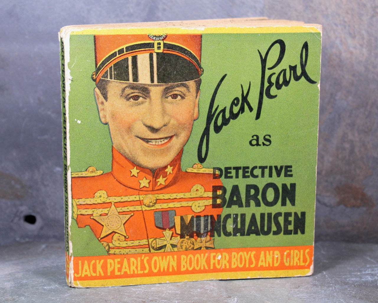 Jack Pearl as Detective Baron Munchausen | Antique 1934 Graphic Novel