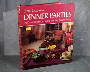 Betty Crocker's Dinner Parties, 1971 Vintage Cookbook | FIRST EDITION/Second Printing | Vintage Betty Crocker