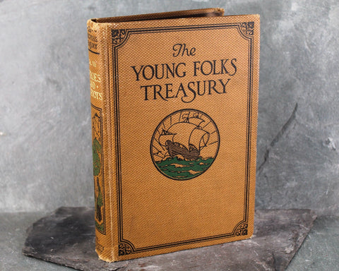 The Young Folks Treasury: Heroes & Patriots | 1919 | Volume 7 | Vintage History Book published by The University Society