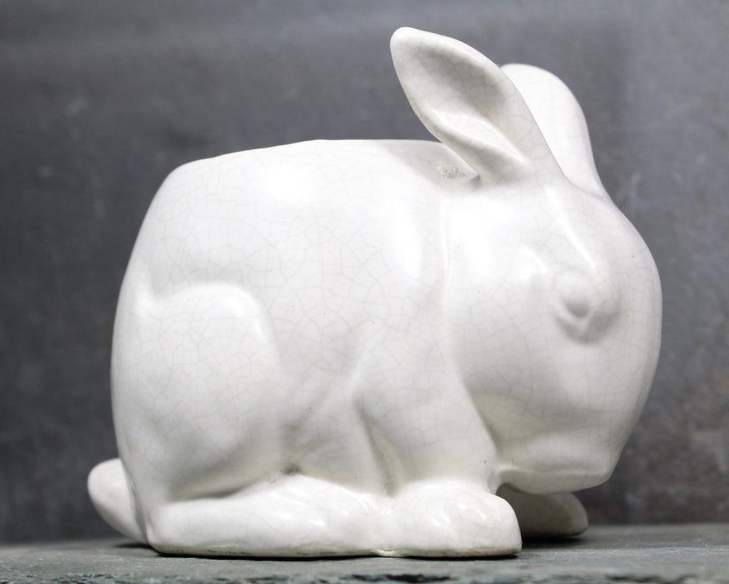 succulent bunny planter Vintage Bunny Ceramic Planter
