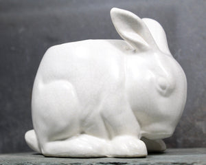 Vintage Bunny Ceramic Planter | Crackle Effect/Crazing Bunny Small Indoor Planter | Succulent Planter | Nursery Decor | Easter