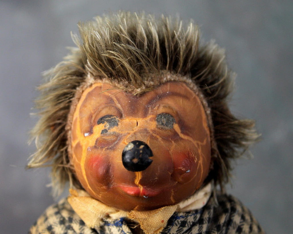 German store hedgehog doll