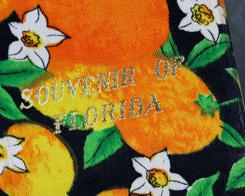 1960s Florida Souvenir Address Book | Florida Oranges Tall Address Book | Mid-Century Address Book | Florida Souvenir