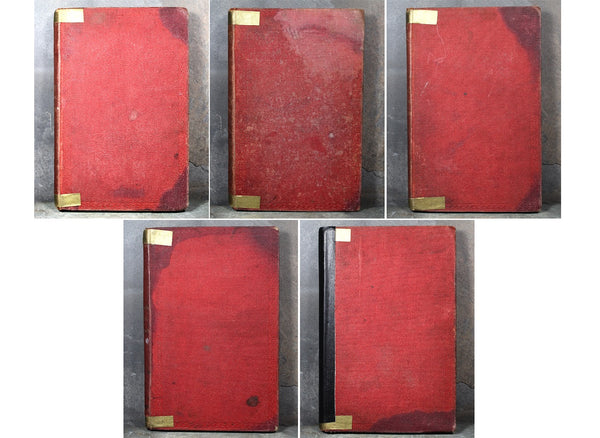 Franconia Stories by Jacob Abbott | 1850s Antique Set of 5 Children's Reading Textbooks | Set includes 5 of the 10 in the series