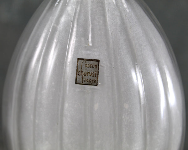 Antique Vanity Bottle | Odeur Charvai Paris | Parisian Vanity Bottle | Perfumed Powder Bottle | Vintage Vanity