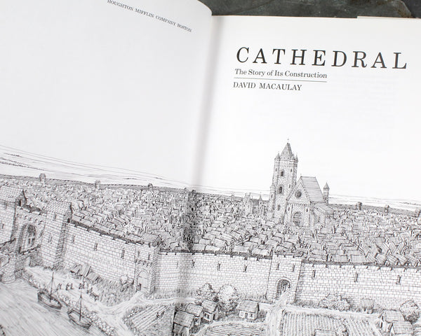 Cathedral by David Macauley - 1974 Caldecott Honor Book - Classic, Vintage Children's Book