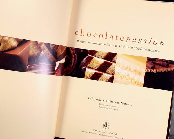 FOR CHOCOLATE LOVERS! Chocolate Passion: Recipes & Inspiration from the Kitchens of Chocolatier Magazine, 2000, Vintage Chocolate