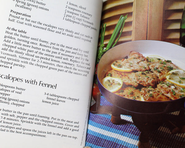 Fondue & Table Top Cookery by Marion Howells | 1971 Vintage Cookbook | FIRST EDITION | Mid-Century Fondue Cookbook