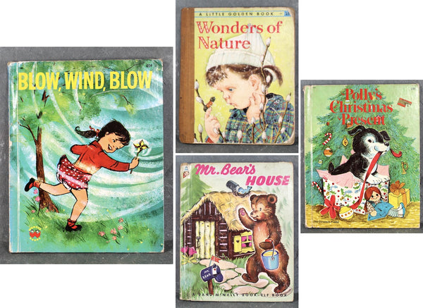 Instant Picture Book Library - Set of 16 Vintage Picture Books for Read-to-Me Time | Homeschoolers | Bedtime Stories | Classic Kid Lit
