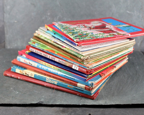 Instant Picture Book Library - Set of 16 Vintage Picture Books for Read-to-Me Time | Homeschoolers | Bedtime Stories | Classic Kid Lit