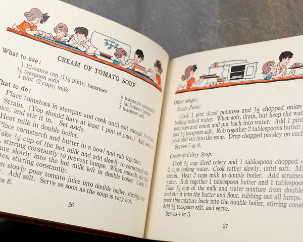 Jolly Times Cook Book, 1934 Vintage Children's Cookbook by Marjorie Noble Osborn, Illustrated by Clarence Biers