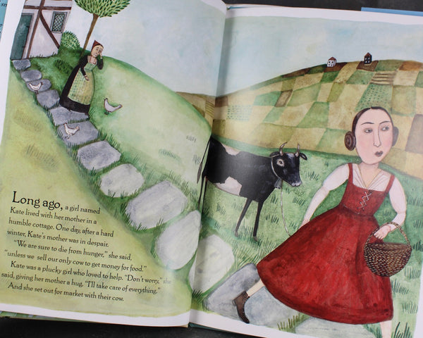 Kate & the Beanstalk | 2000 AUTOGRAPHED, FIRST EDITION | Written by Mary Pope Osborne | Illustrated by Giselle Potter