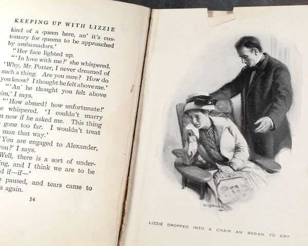 Keeping Up With Lizzie | 1911 | By Irving Bacheller | Antique Children's Novel