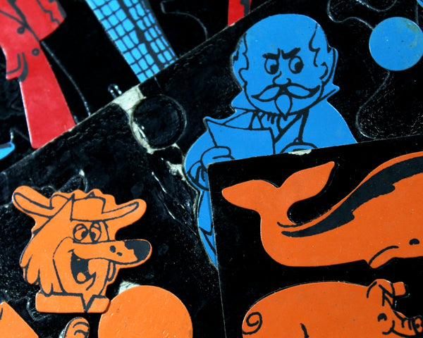 Assorted Vintage Colorforms | Many Incomplete Sets | Mary Poppins, Barbie, Raggedy Ann, Winnie the Pooh | 1960s Colorforms