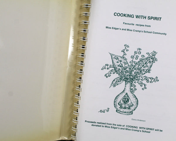 MONTREAL, CANADA - Cooking with Spirit Vintage Community Cookbook | Miss Edgar's & Miss Cramp's School