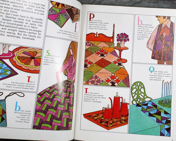 ROTATE - 1970 Modern Patchwork by Rachel Martens | Countryside Press | Quilt Pattern Book