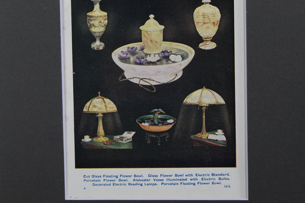 Set of 2 Original Cookbook Art Pages from Mrs Beeton's Every Day Cookery - Fancy Cakes & Table Decorations - 8x10" MATTED, UNFRAMED | Bixley Shop