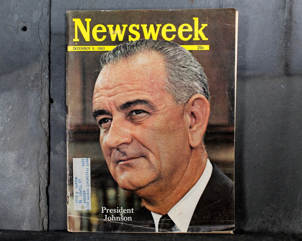 December 1963 Newsweek Magazines - The Kennedy Assassination - President Kennedy - President Johnson - JFK - LBJ