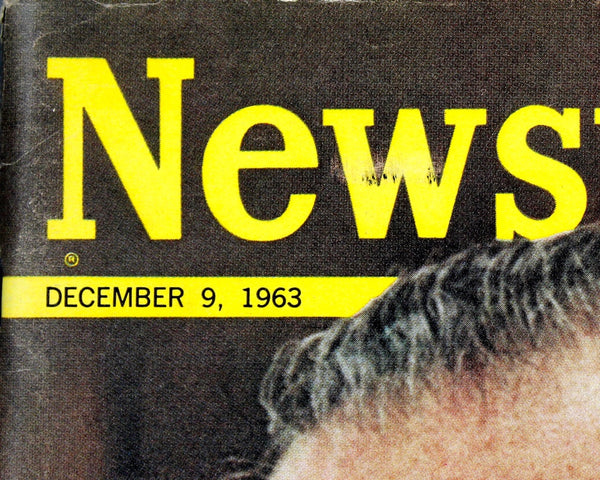 December 1963 Newsweek Magazines - The Kennedy Assassination - President Kennedy - President Johnson - JFK - LBJ