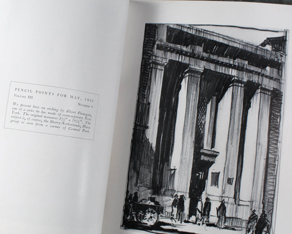 RARE! Pencil Points: A Journal for the Drafting Room | 17 Issues, 1931-1932 | Art Deco Architecture Magazine | 1930s Pencil Points