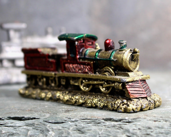 Vintage Die Cast Trains - Cast Lead Steam Engines - Set of 2 Vintage Train Toys