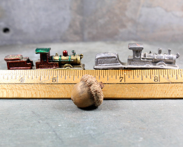 Vintage Die Cast Trains - Cast Lead Steam Engines - Set of 2 Vintage Train Toys