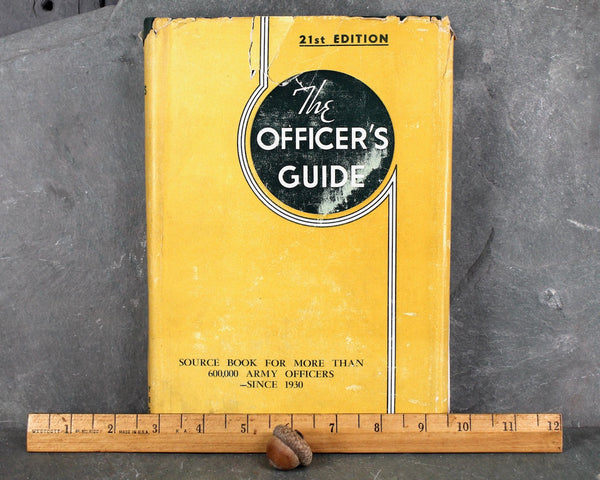 The Officer's Guide | 1955 21st Edition | Source Book for U.S. Army Officers | Military Reference Book