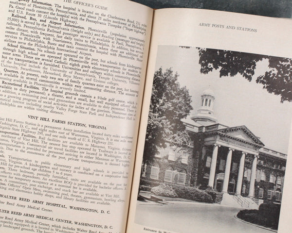 The Officer's Guide | 1955 21st Edition | Source Book for U.S. Army Officers | Military Reference Book