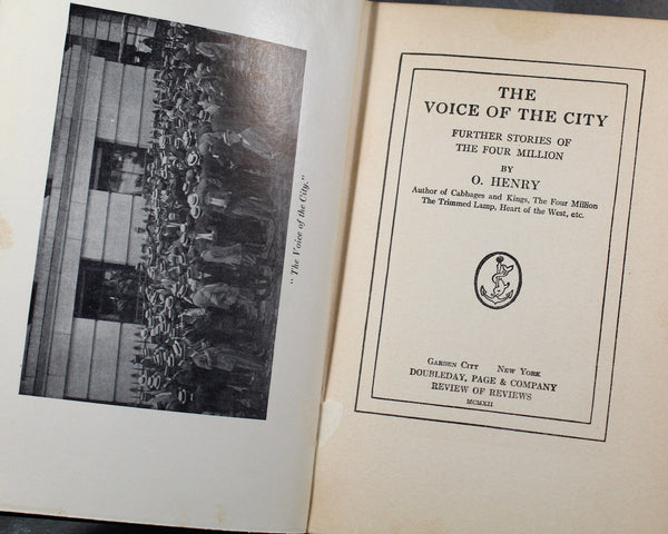 The Voice of the City: Further Stories of the Four Million by O. Henry | 1912 Antique Book of Short Stories