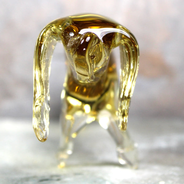 Venetian Style Pulled Glass Dachshund | Hand Crafted Glass Sculpture Dachshund | Dog Lover