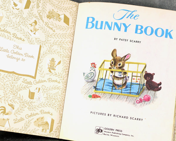 FOR BUNNY LOVERS! Set of 3 Bunny-Themed Vintage Picture Books from the 1950s/60s | Vintage Easter | Vintage Children's Books