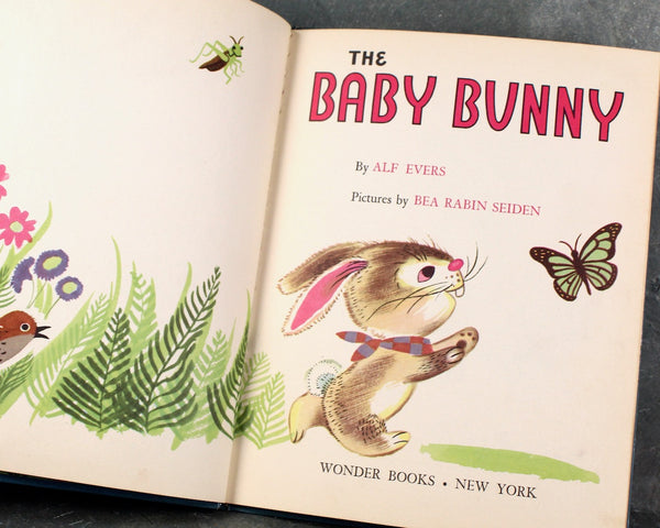 FOR BUNNY LOVERS! Set of 3 Bunny-Themed Vintage Picture Books from the 1950s/60s | Vintage Easter | Vintage Children's Books