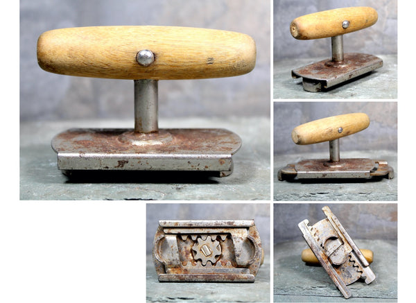 Antique Kitchen Tools - Set of 3 - Edlund Junior Can Opener & top-Off Can Opener Wooden Handle, Foley Opener with Plastic Handle