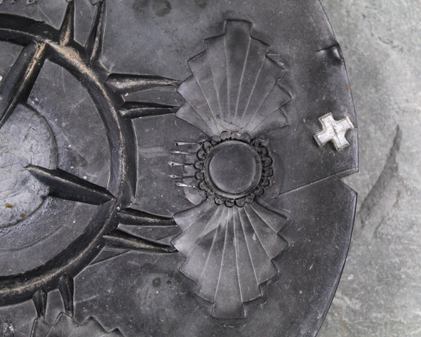 Vintage Jewelry Molds | Industrial Art | Unique Wall Art or Trivets | Rubber 9" Molds, 2 Piece Sets - YOUR CHOICE of 4 Designs