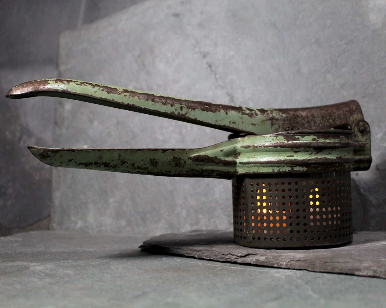 Antique potato ricer discount