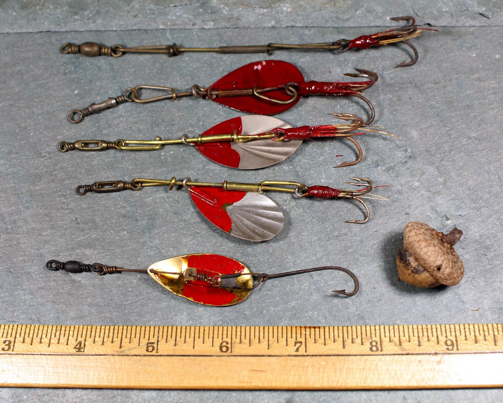 Vintage Spoon Lures Lot Of 4 