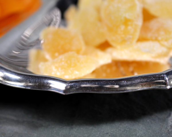 Divided Serving Dish - Silver-plate with Pewter Handle - Perfect for Nuts, Fruit, Candy - Autumn Table Decor