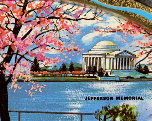 Washington D.C. Souvenir Tin Tray - Vintage Souvenir Tray from Washington D.C. - Circa 1960s