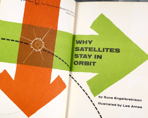 Why Satellites Stay in Orbit by Sune Engelbrektson | 1964 Children's Picture Book about Outer Space | 1960s Jet Age | Space Race