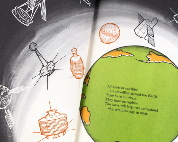 Why Satellites Stay in Orbit by Sune Engelbrektson | 1964 Children's Picture Book about Outer Space | 1960s Jet Age | Space Race